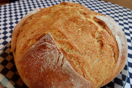 Фото к рецепту: Хлеб без замеса
