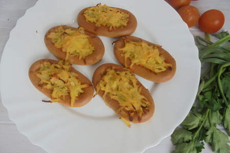 Фото к рецепту: Из сушек с картофелем "ватрушки" #постныйстол