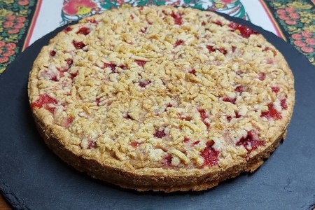 Фото к рецепту: Простой ягодный пирог