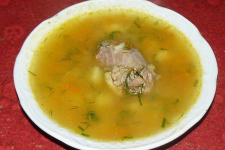 Фото к рецепту: Рисовый суп с уткой