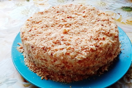 Фото к рецепту: Домашний торт "наполеон"