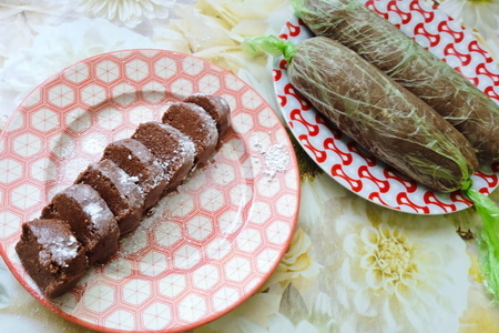 Шоколадно-ореховая колбаса