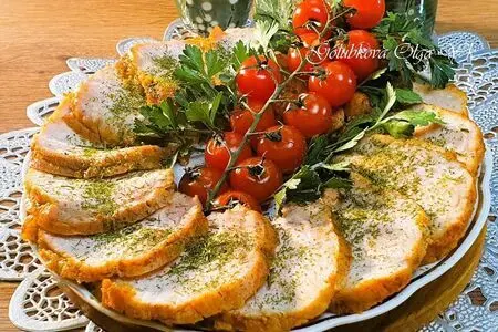 Мясная нарезка на праздничный стол Мясная нарезка на праздничный стол