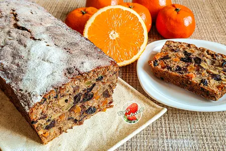 Ароматный рождественский кекс