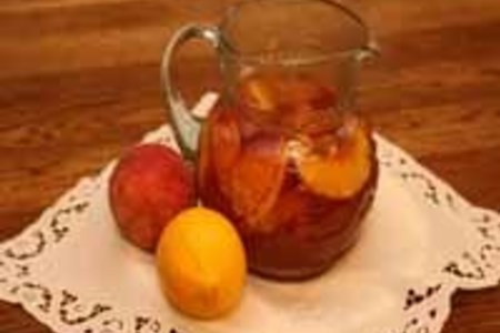 Фото к рецепту: Чай с персиками