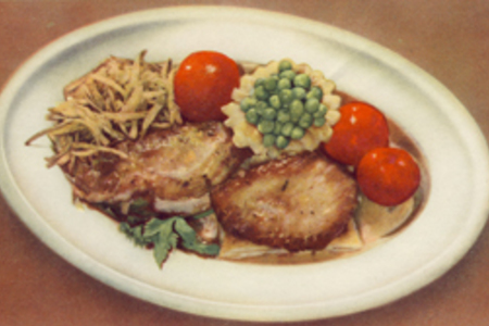 Фото к рецепту: Эскалоп из свинины в соусе