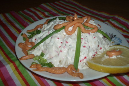 Фото к рецепту: Салат "морская жемчужина"
