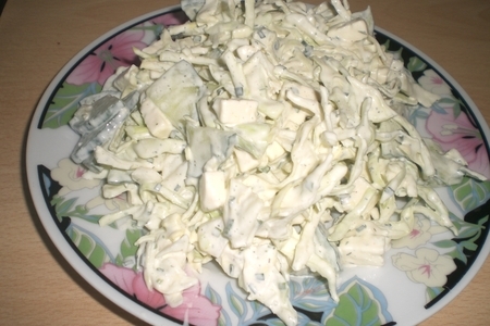 Фото к рецепту: Салат из остроконечной капусты(spitzenkohl)