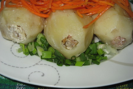 Фото к рецепту: Картофель фаршированный"бульба"