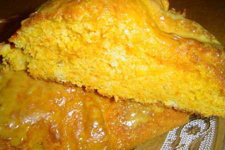 Фото к рецепту: Möhrenkuchen-морковный бисквитик