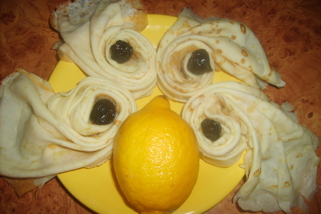 Фото к рецепту: Лимонные блины