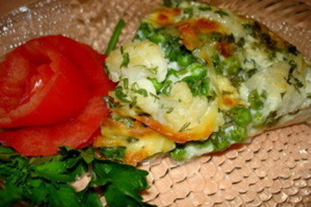 Фото к рецепту: Цветная капуста с наполнителями в духовке