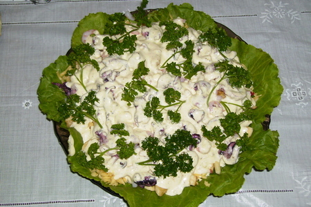 Фото к рецепту: Морской салат