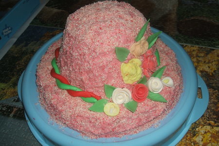 Фото к рецепту: Торт шляпка с сюрпризом