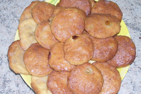 Фото к рецепту: Печенье из творожной массы с бананом