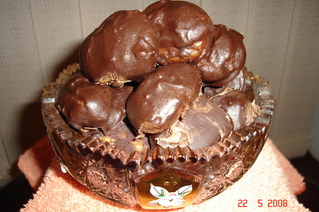 Фото к рецепту: Абрикосики в шоколаде