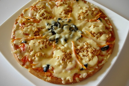 Фото к рецепту: Пицца "фахитас"
