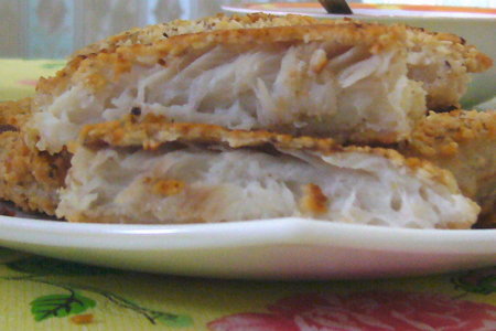 Фото к рецепту: Рыба в ореховой панировке