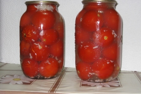 Фото к рецепту: Пикантные помидорчики
