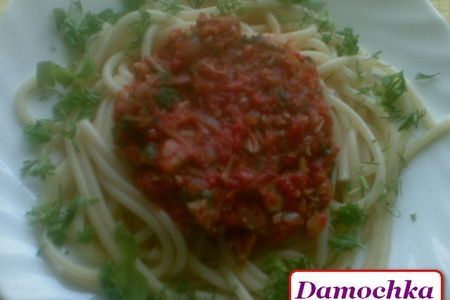 Фото к рецепту: Соус томатный для макарон