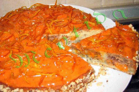 Фото к рецепту: Пирог "абрикосовый экспромт"