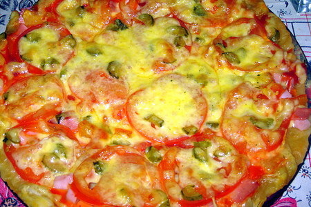 Фото к рецепту: Пицца для гостей