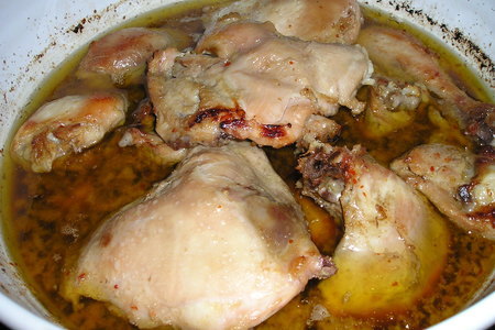 Фото к рецепту: Курица с мёдом.