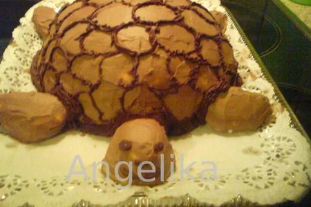Фото к рецепту: Торт жирная черепаха на отдыхе
