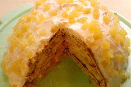 Фото к рецепту: Торт"мимоза"
