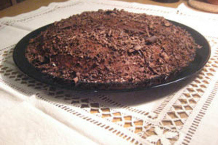Фото к рецепту: Торт"большая конфета трюфель"