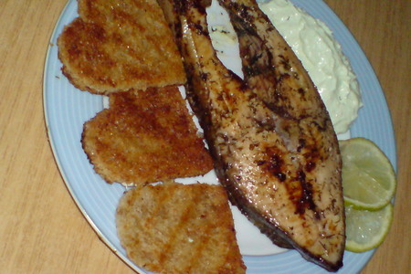 Фото к рецепту: Рыба с васаби-кремом
