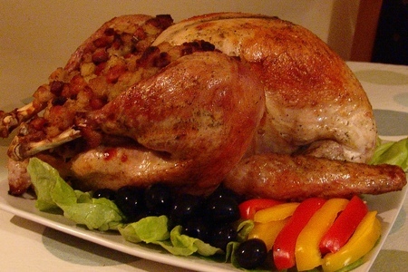 Фото к рецепту: Happy thanksgiving // индейка