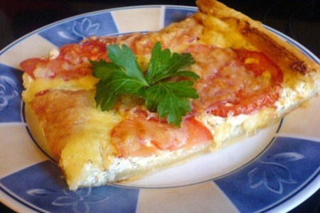 Фото к рецепту: Творожный пирог - пицца