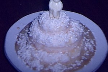 Фото к рецепту: Творожно-кофейный десерт "снежная горка"