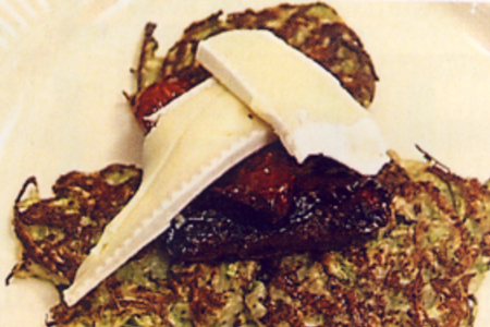 Фото к рецепту: Оладушки из кабачков