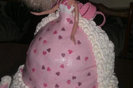 Фото к рецепту: Торт кукла "bratz"