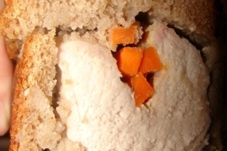 Свинина, запечённая в чёрном хлебе