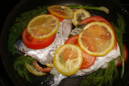 Фото к рецепту: Запеченая рыбка