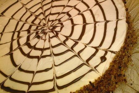 Фото к рецепту: Ореховый торт или фантазии на тему"эстерхази"
