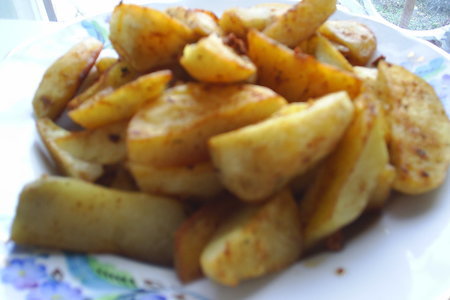 Фото к рецепту: Картофель "фри" в духовке