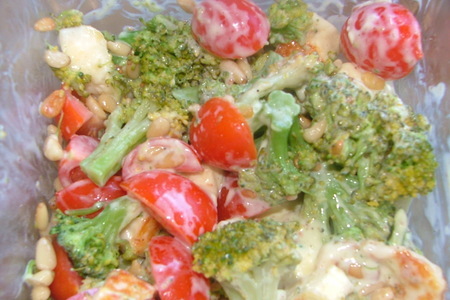 Фото к рецепту: Теплый салат с сыром халлуми