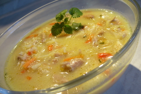 Фото к рецепту: Суп „карри“ в восточном стиле