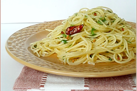 Спагетти "алио олио"
