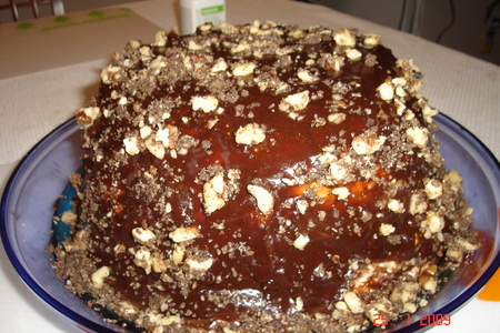 Фото к рецепту: Торт"сырок в шоколаде"