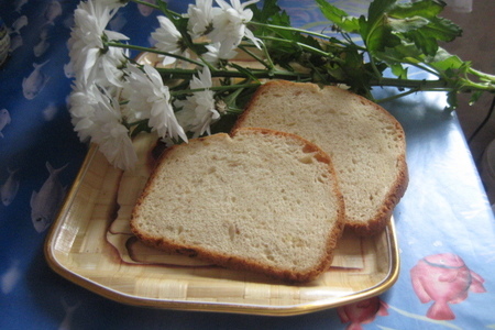 Фото к рецепту: Белый хлеб с жареным луком.
