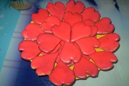 Фото к рецепту: Печенье "валентинки для любимых"