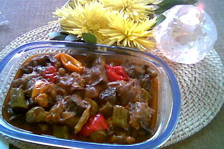 Фото к рецепту: Овощное ассорти с баклажанами
