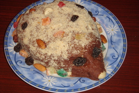 Фото к рецепту: Шоколадный ёжик