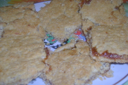 Фото к рецепту: Овсяное печенье с джемом