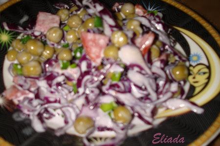 Фото к рецепту: Фиолетовый салатик